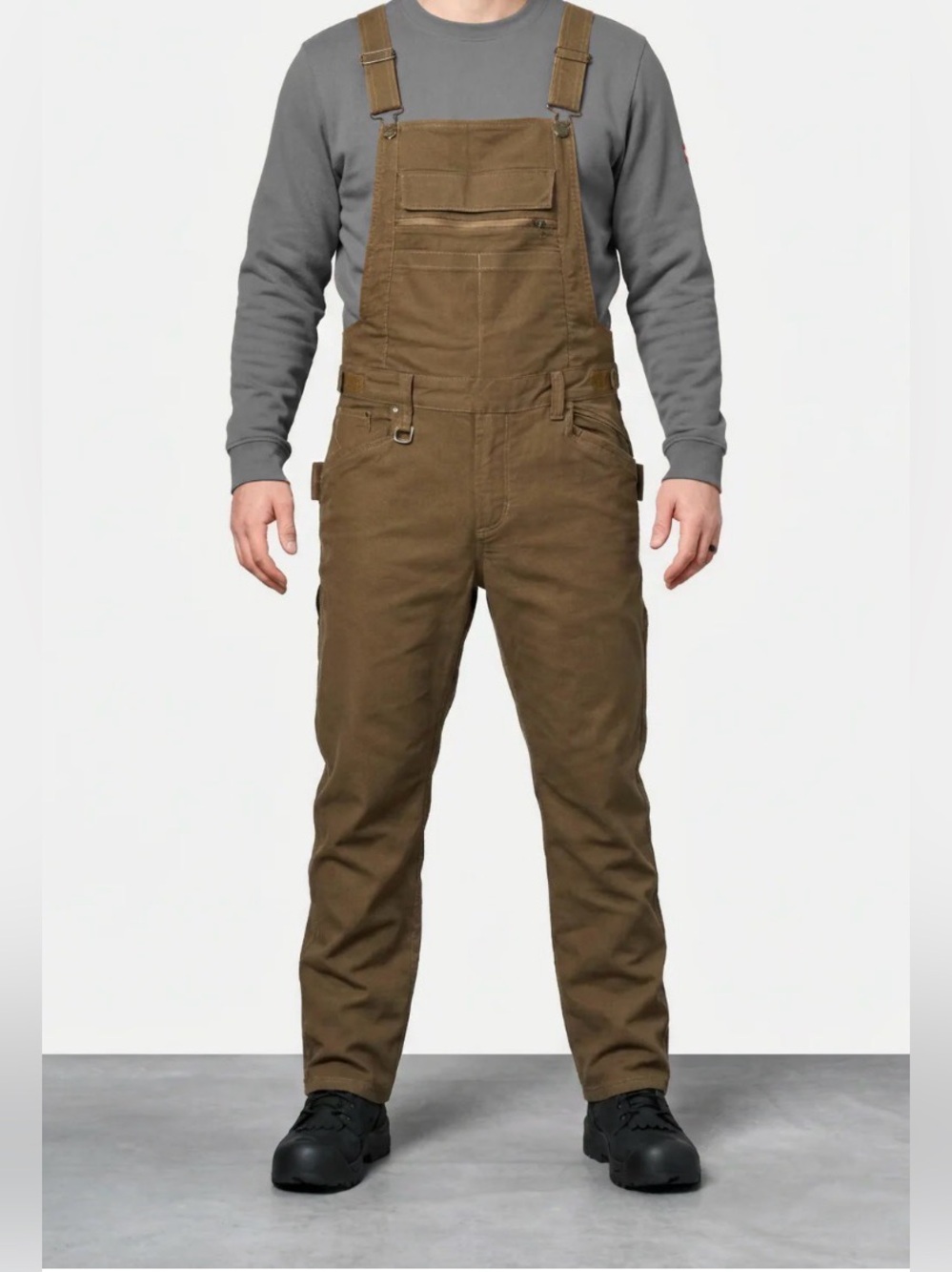 Strauss Men's Brown Work Overalls